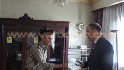 بالصور.. جاد الحق يكرم وحدة شرطة سكة حديد الفيوم