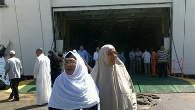 1416 راكبا يغادرون ميناء نويبع البحرى