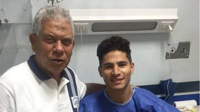 ريعو يدعم لاعب «المقاولون 99» بعد إجراء عملية الرباط الصليبي