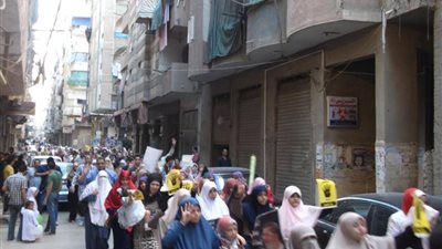 مسيرة للإرهابية بمنطقة المندرة بالإسكندرية