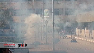 بالصور.. الأمن يفرق مسيرة لطلاب الجماعة الإرهابية بجامعة الزقازيق