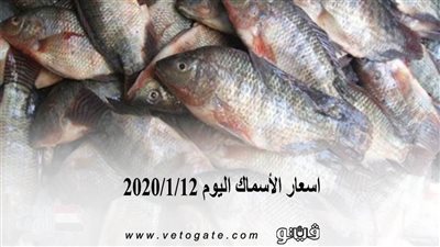 اسعار الأسماك اليوم 2020/1/12