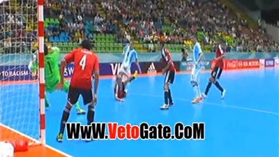 بالفيديو.. منتخب مصر يسقط بخماسية أمام الأرجنتين ويودع مونديال الصالات