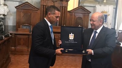 أحمد أبو العزم يزور مجلس الدولة الإيطالي لبحث سبل التعاون