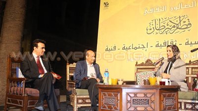 بالصور..إبداع نجيب محفوظ بقصر الأمير طاز بحضور الدسوقي والشناوي