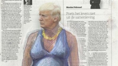 «زفة حريمي لترامب».. فنانة هولندية تهين الرئيس الأمريكي بملابس نسائية.. كلينتون تعتبر مؤيداته لا يحترمن أنفسهن وتؤكد: أداؤه أسوأ مما توقعت.. وإعلامية تحرجه في مناظرة بسؤال عن الخنزيرات