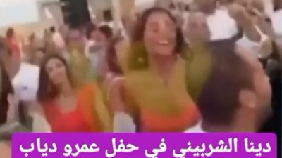 دينا الشربيني ترقص على «برج الحوت» في حفل عمرو دياب (فيديو)