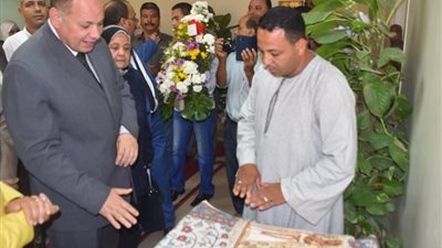 محافظ الفيوم يفتتح ورشة عمل الحرف التراثية (صور)