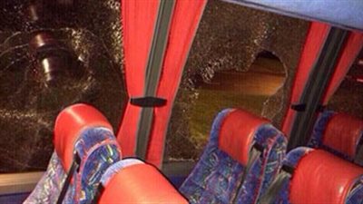 تحطم أتوبيس وإصابة شخصين في مشاجرة بحفل زفاف بكفر الشيخ