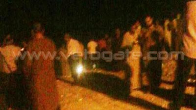 ننشر أول صور لموقع انتشال جثث ضحايا معدية سمالوط