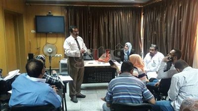 مدير مكافحة العدوى يزور مستشفى التأمين الصحي في بني سويف