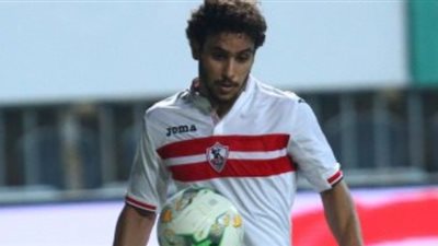 إصابة عبد الله جمعة لاعب الزمالك بكدمة في القدم