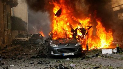 وصول القاضى صقر لموقع انفجار بيروت