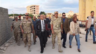 بالصور.. محافظ الإسكندرية يتفقد مشروع مساكن الكيلو ٣٨