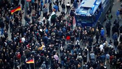 ألمانيا تنهي احتجاجات لمناهضي الفاشية