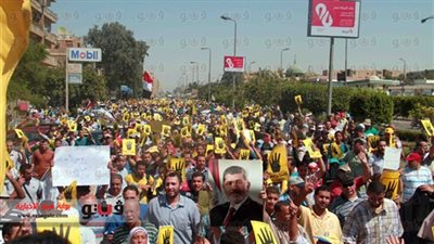 وصول مسيرة للجماعة الإرهابية إلى عباس العقاد