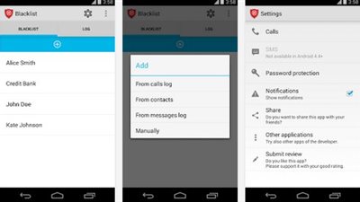 احجب المكالمات والرسائل غير المرغوبة مع 