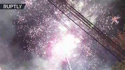 بالفيديو.. احتفال الأكراد في أربيل بعد انتهاء التصويت في الاستفتاء