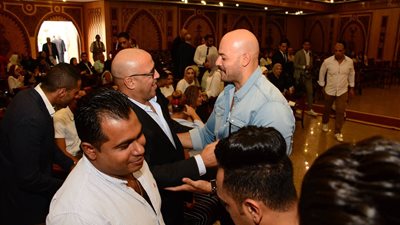 حامد الشراب نجم «مسرح مصر» يحتفل بعقد قرانه (صور)