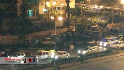 بالصور.. تعزيزات أمنية تصل قسم أول مدنية نصر