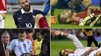 إصابات بالجملة في الأندية الأوربية بسبب مباريات المنتخبات