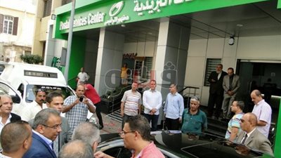 بالصور.. افتتاح أعمال تطوير مركز الخدمات البريدية بدمنهور