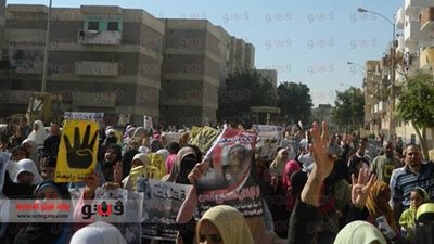القبض على 8 من الإخوان أثناء تفريق مسيرة للجماعة بالسادات