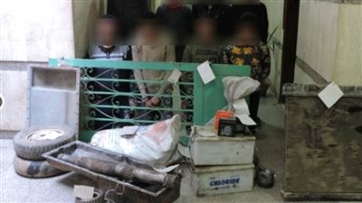 تشكيل عصابى لسرقة مخازن الخردة فى قبضة الأمن بالقليوبية