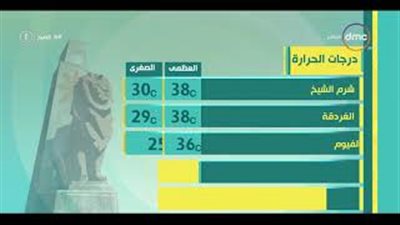 الأرصاد: طقس اليوم حار.. والعظمى في القاهرة 36 (فيديو)