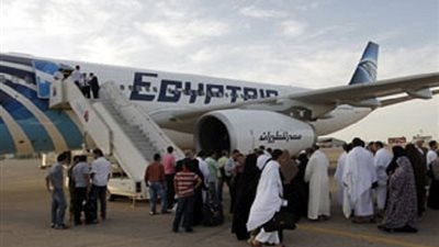 «مصر للطيران» تعيد ٥٦ ألف حاج على متن ٢٤٠ رحلة جوية حتى اليوم
