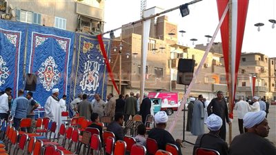 بالصور.. بدء توافد المواطنين على مؤتمر «الجبهة المصرية» بقنا