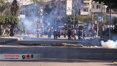 كرّ وفرّ بين قوات الشرطة وطلاب الإرهاب على «الأوتوستراد»