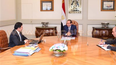 تفاصيل لقاء السيسي ووزير الري.. يبحثان مستجدات الدراسات الفنية لسد النهضة.. الرئيس يوجه بتحديث وتوثيق المعلومات الخاصة بموارد المياه الجوفية.. ويؤكد أهمية جودة المياه في سيناء حفاظًا على صحة المواطنين