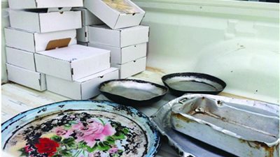 تموين الإسماعيلية يضبط محل ليبع حلويات غير صالحة للاستخدام الآدمي