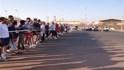«الآثار» تنظم ماراثون رياضيا بمنطقة تونا الجبل
