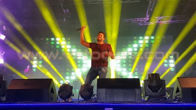 بالصور.. «حماقي» يشعل حفل جامعة الدلتا بالمنصورة