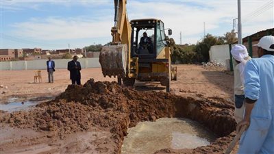 الوادي الجديد تنتهي من إصلاح خط طرد الصرف الصحى لمدينة باريس
