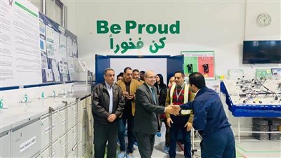 طلاب التعليم الفني ببورسعيد  يزورون مصنع الضفائر الكهربية | صور