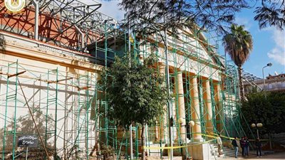 أعمال تطوير وترميم المتحف اليوناني الروماني| صور