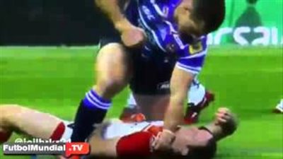 بالفيديو.. مباراة رجبي تتحول لمعركة بين اللاعبين