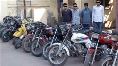 حبس تشكيلين عصابيين 4 أيام لسرقة السيارات والدراجات النارية في دمياط