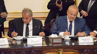 وزير التموين يوقع بروتوكول تعاون مع رئيس جامعة القاهرة