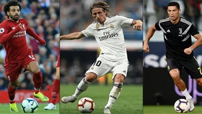 الترشيحات النهائية لجوائز The best لعام 2018.. صلاح ومودريتش ورونالدو يتنافسون على لقب أفضل لاعب.. «أدا وجنيفر ومارتا» المرشحات لأفضل لاعبة.. وصراع بين زيدان وديشامب وداليتش لحسم «أفضل 