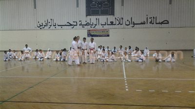 محافظ أسوان يقدم التهنئة لمنطقة 