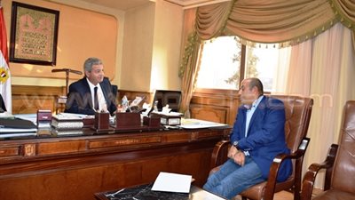 بالصور.. وزير الرياضة يبحث مع رئيس الجولف استضافة البطولة العربية