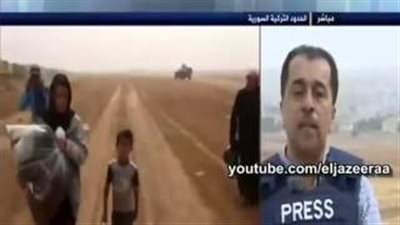 بالفيديو.. أكراد يلقنون مراسل «الجزيرة» درسًا قاسيًا على الهواء