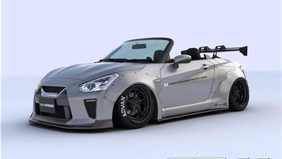 بالصور.. «Liberty Walk» تصمم سيارة تشبه «GT-R»