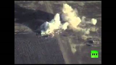 بالفيديو.. أحدث الغارات الروسية على مواقع تنظيم «داعش»