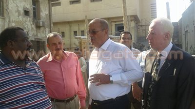 نائب محافظ الجيزة يتفقد مستشفى الصف