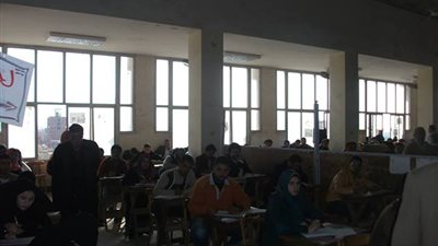 انتظام أول أيام الامتحانات بجامعة مدينة السادات